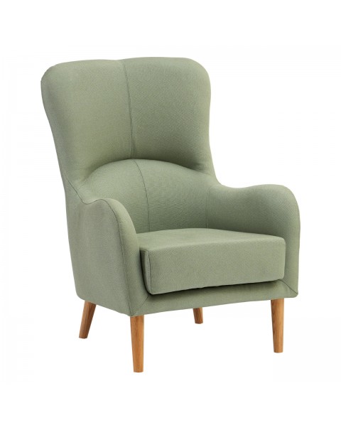 Premier Housewares  Kolding Green Fabric Chair