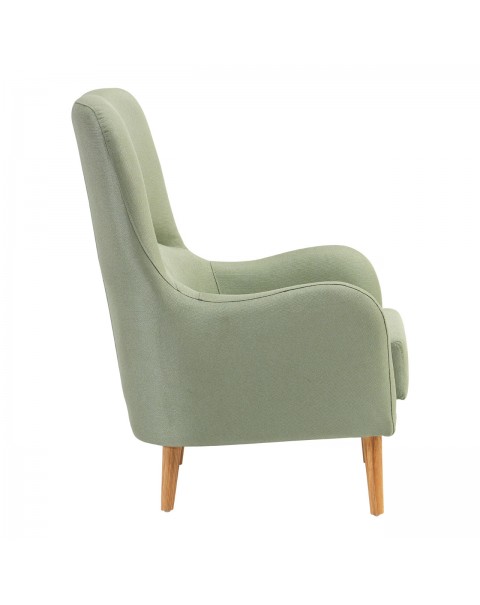 Premier Housewares  Kolding Green Fabric Chair