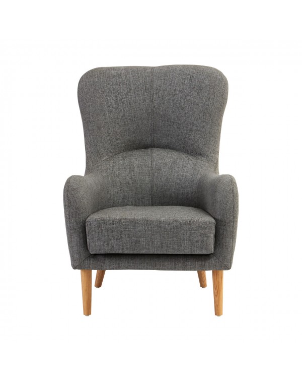 Premier Housewares - Kolding Grey Fabric Chair