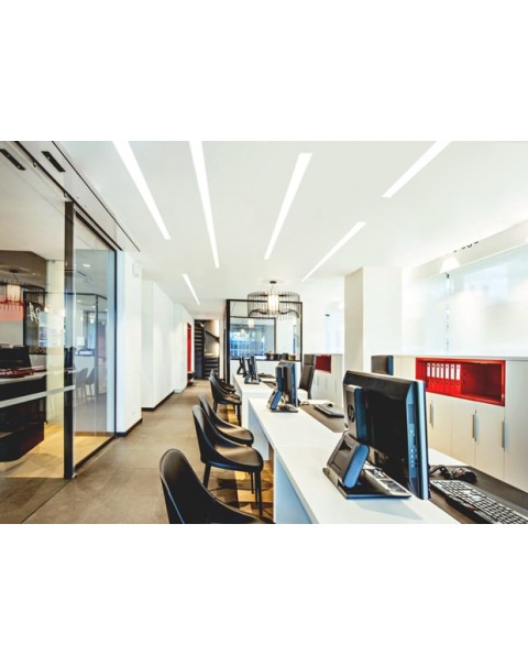 Atelier Sedap - Micro Blade Dooble 50 - Recessed Plaster Profile