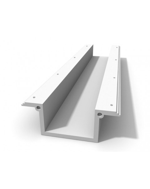 Atelier Sedap - U-Blade 135 - Recessed Plaster Profile