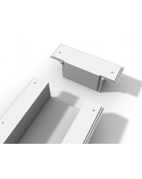 Atelier Sedap - U-Blade 135 end caps - Recessed Plaster Profile