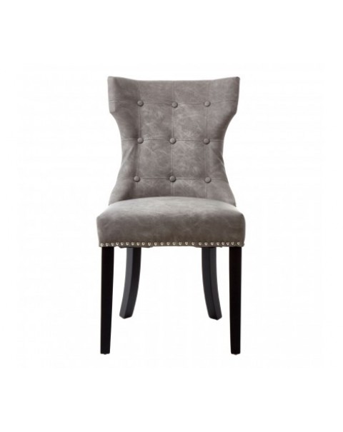 premier house wears Daxton Grey Faux Leather Dining Chair