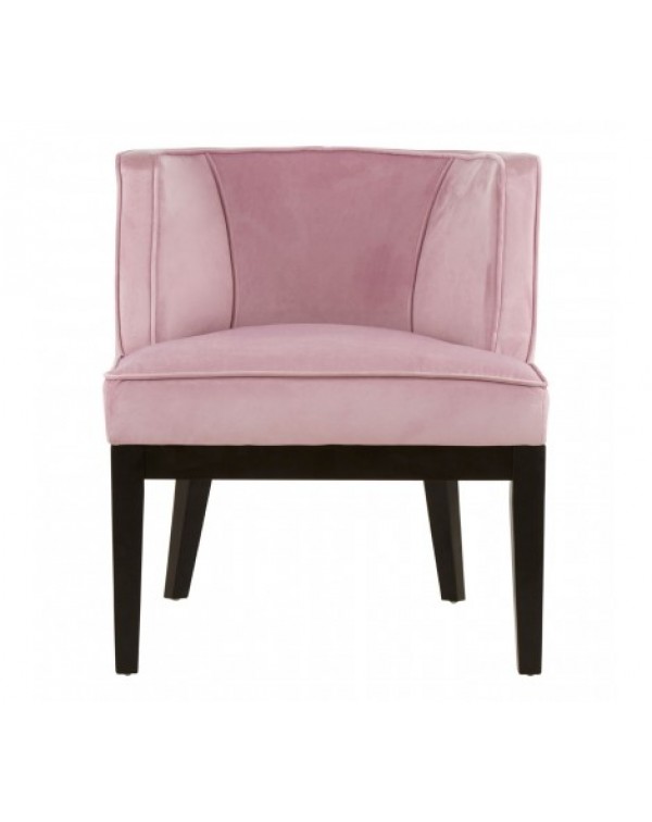 Premier Housewares- Daxton Pink Rounded Chair