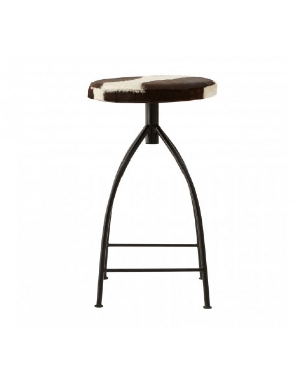 Premier Housewares- Fur Boho Bar Stool