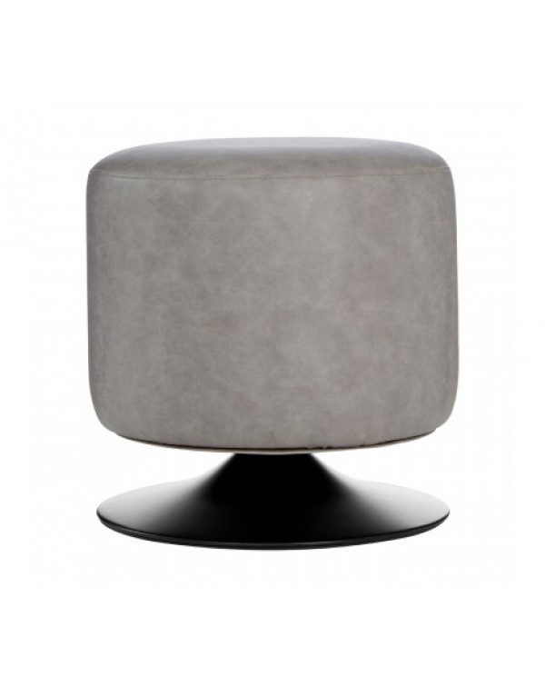 Premier housewares- Grey vintage ash cylinder footstool