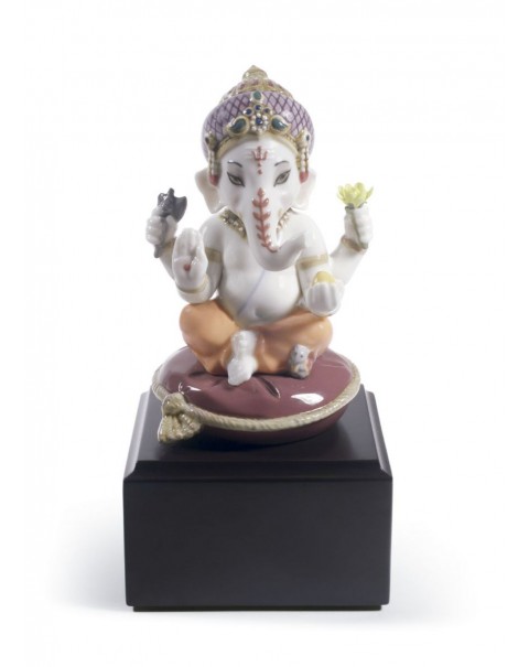 Lladro Bal Ganesha Figurine