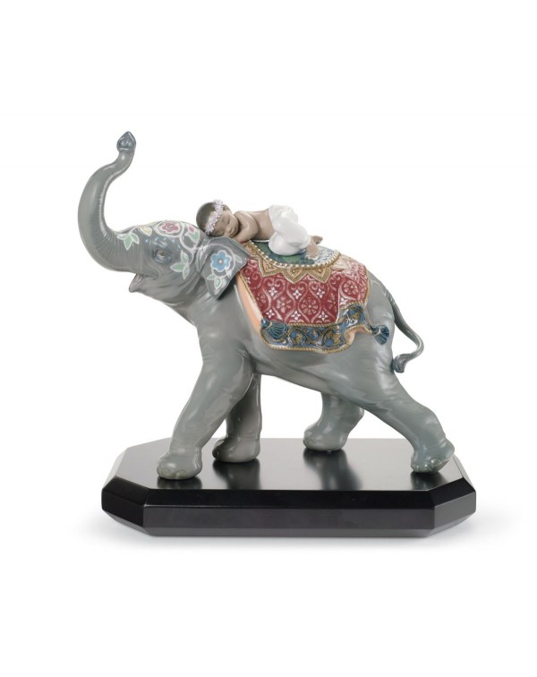 Lladro Jaipur Festival Elephant Figurine