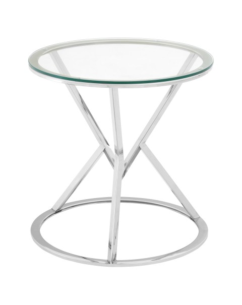  Premier Housewares Allure End Table Triangles and circles 