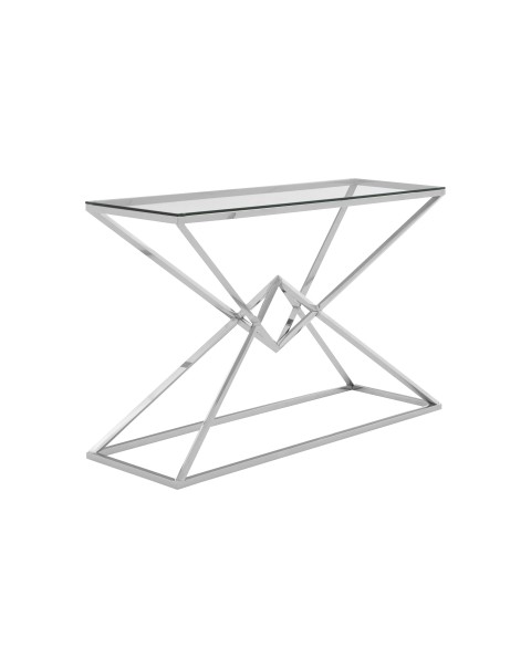  Premier Housewares Allure Console Table  Coordinate this contemporary console table