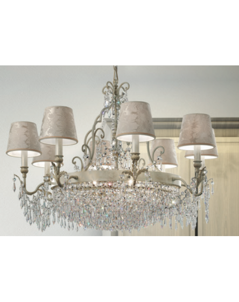 Masiero-  Glasse 8+4 P01 - Chandelier Light